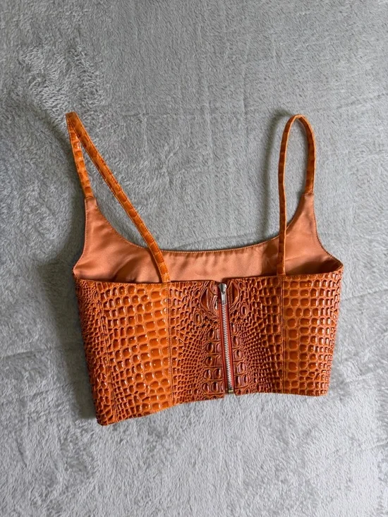 Mia Vesper FAUX CROC
TINY TOP Orange S - Picture 3 of 4